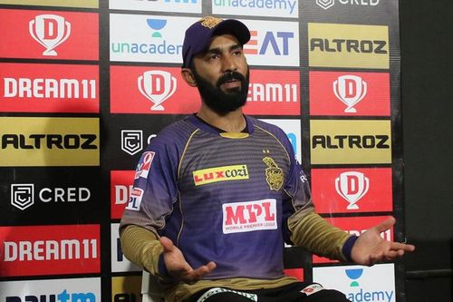 Dinesh Karthik has been a part of the Kolkata Knight Riders team since IPL 2018 (Image Courtesy - IPLT20.com)