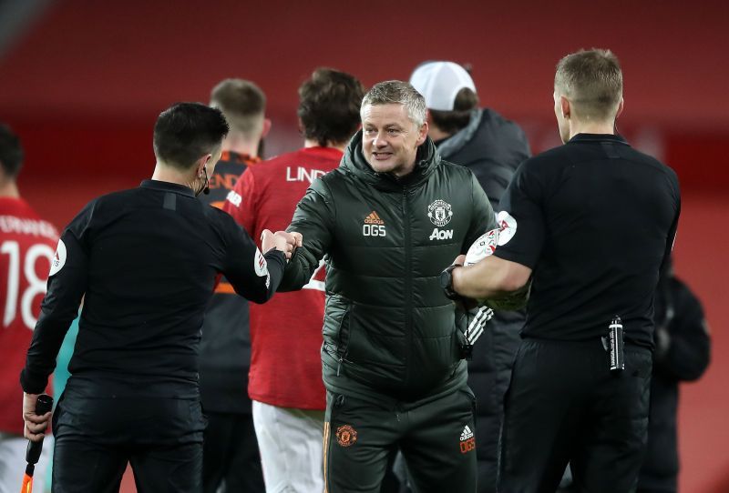 Manchester United coach Ole Gunnar Solskjaer