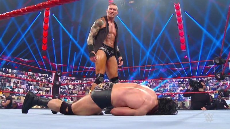 Randy Orton and Drew McIntyre on WWE RAW
