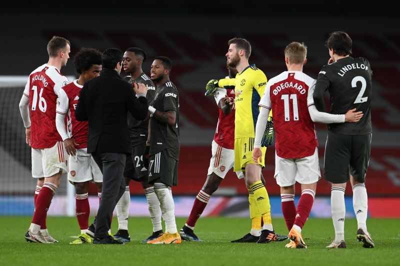 Arsenal and Manchester United played out a 0-0 draw at the Emirates Stadium on Saturday