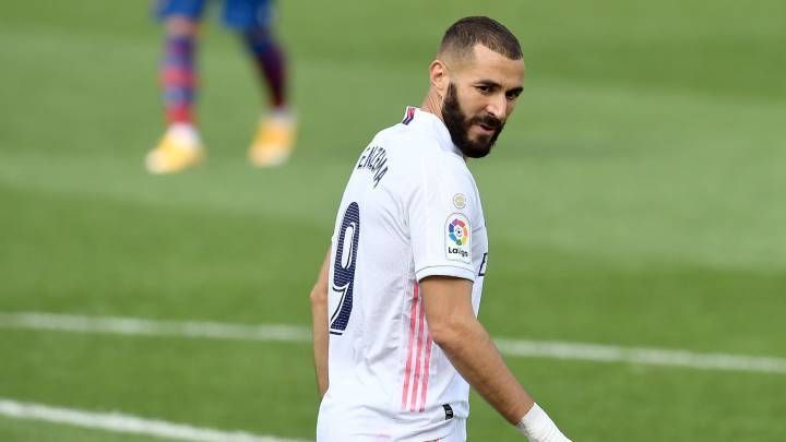 Benzema has shone consistently in an erratic season for Real Madrid