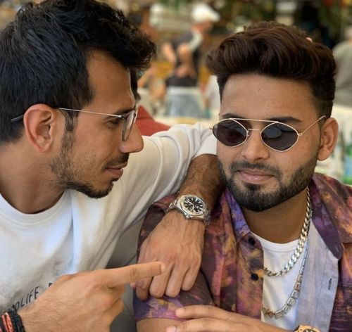 Yuzvendra Chahal and Rishabh Pant