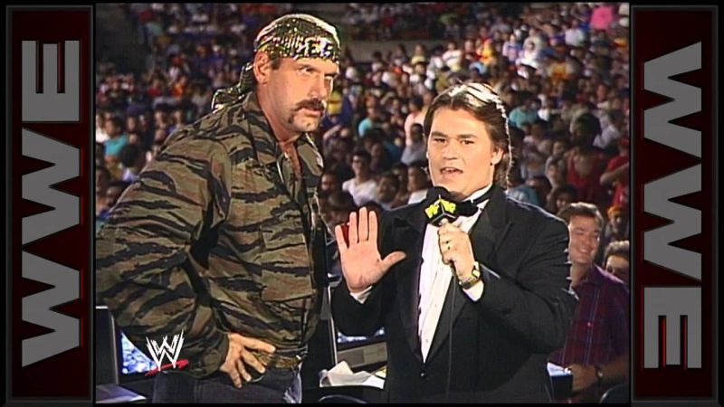 Tony Schiavone and Jesse Ventura.