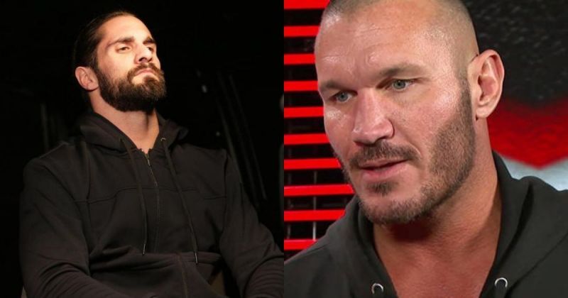 Seth Rollins (L) and Randy Orton (R)