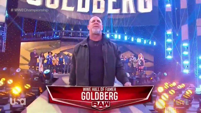 Goldberg made his shocking return on RAW