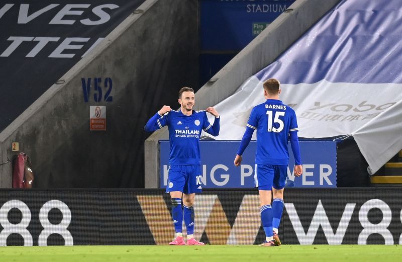 James Maddison scored for Leicester against Chelsea last week