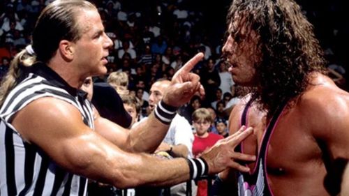 Shawn Michaels and Bret Hart