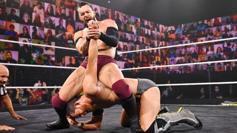 Finn Balor and Kyle O&#039;Reilly in WWE NXT