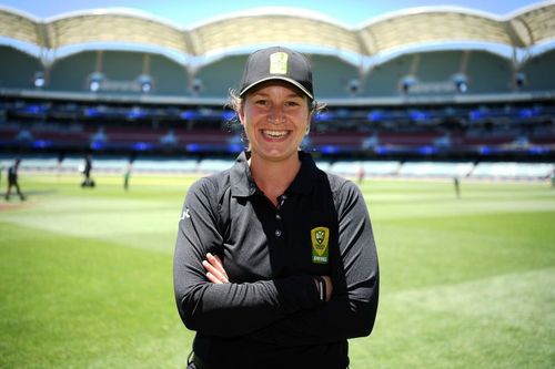 Claire Polosak is set to become the first female match official in a men's Test match.