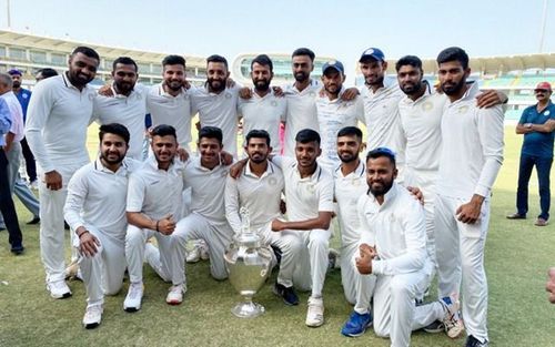 Ranji Trophy did not take place in 2020/21 because of the coronavirus pandemic