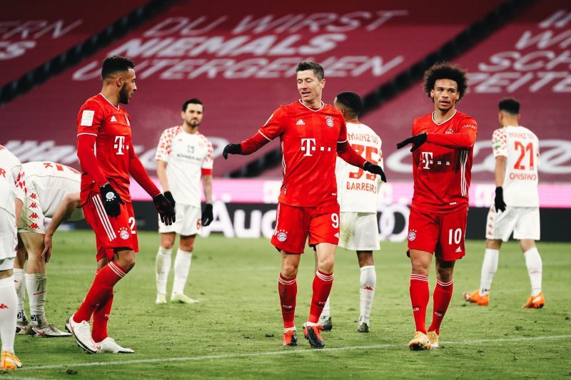 Bayern Munich scored five times in the second half to secure a massive win in their first Bundesliga game of the year.