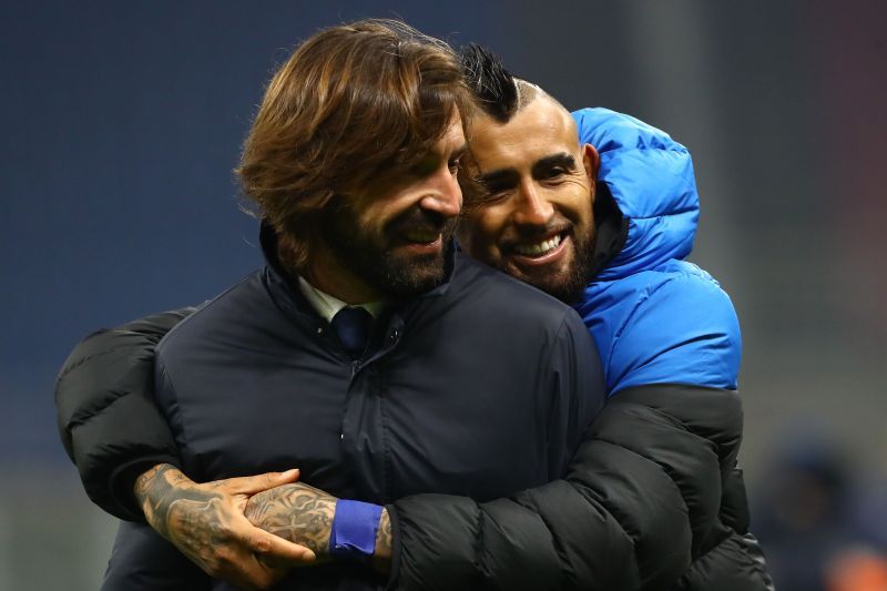 Arturo Vidal greeted some of his former teammates too fondly.