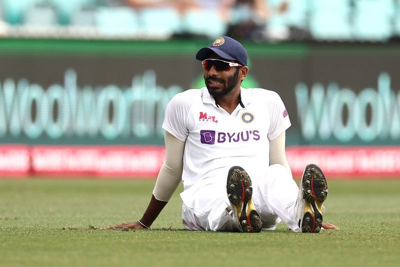 Jasprit Bumrah had an awkward fall while chasing the ball on the field at the SCG.