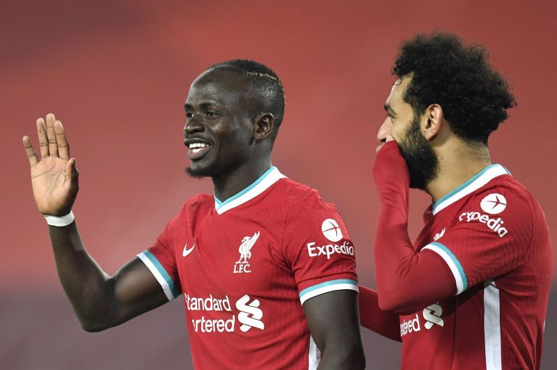 Liverpool stars Sadio Mane and Mo Salah