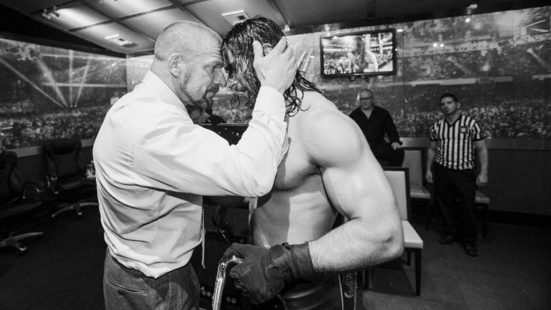 Triple H and Seth Rollins