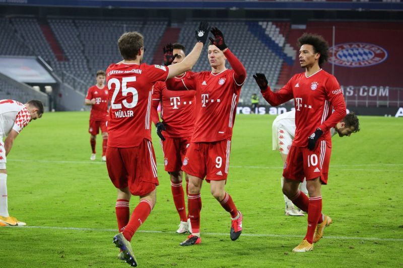 Robert Lewandowski scored his 180th and 181st Bundesliga goal for Bayern Munich tonight.