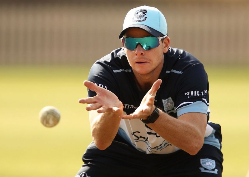 Steve Smith continued to practice at the SCG despite being banned for a year from international cricket.