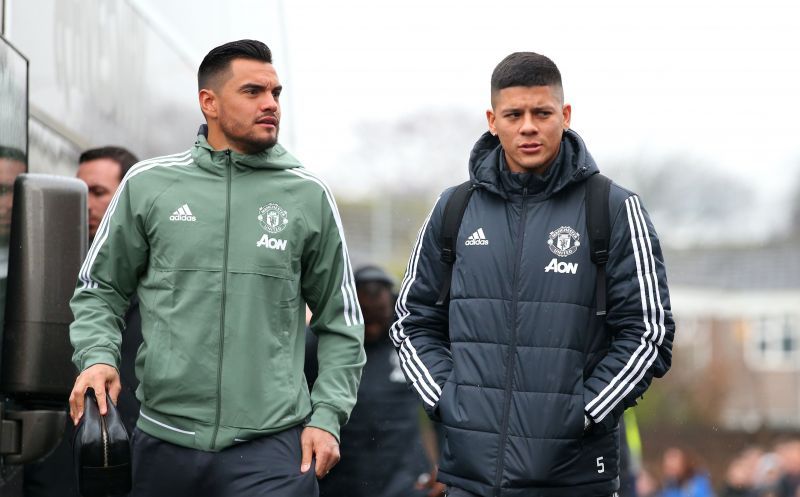 Sergio Romero and &lt;a href=&#039;https://www.sportskeeda.com/player/faustino-marcos-alberto-rojo&#039; target=&#039;_blank&#039; rel=&#039;noopener noreferrer&#039;&gt;Marcos&lt;/a&gt; Rojo