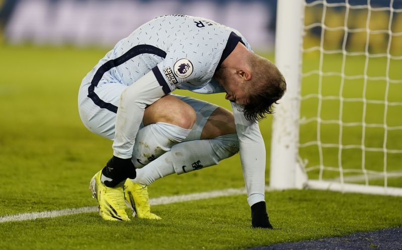 The German striker was denied a late consolation by a correct offside flag