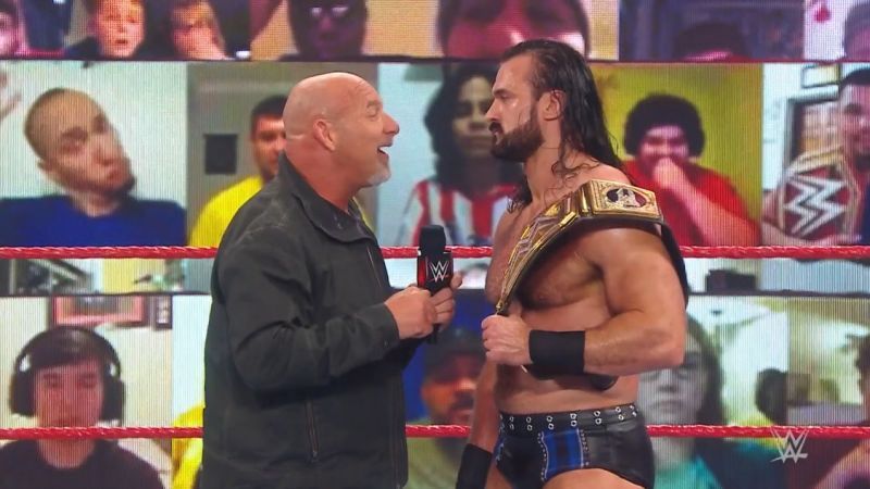 Goldberg and Drew McIntyre closed out WWE RAW Legends Night