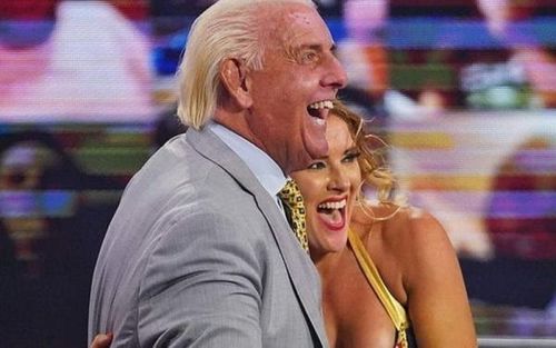 Ric Flair and Lacey Evans