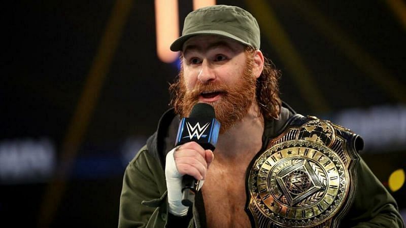 Sami Zayn as the former Intercontinental Champion