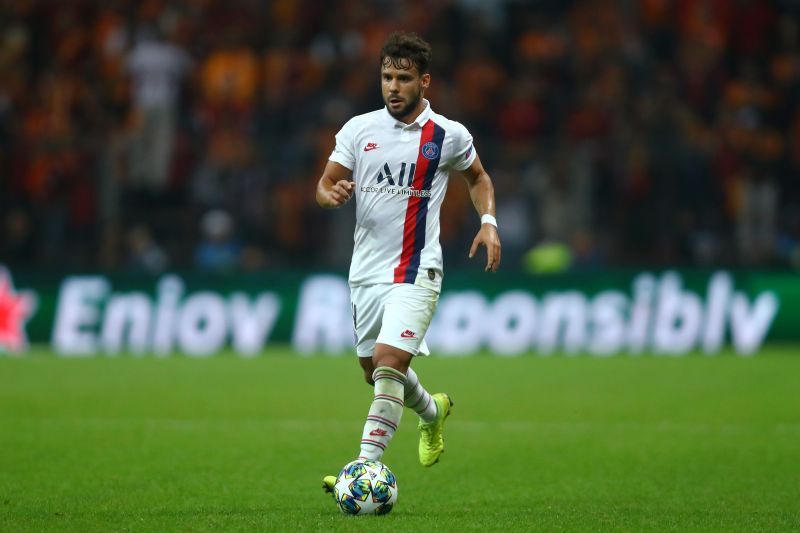 Juan Bernat in action for PSG