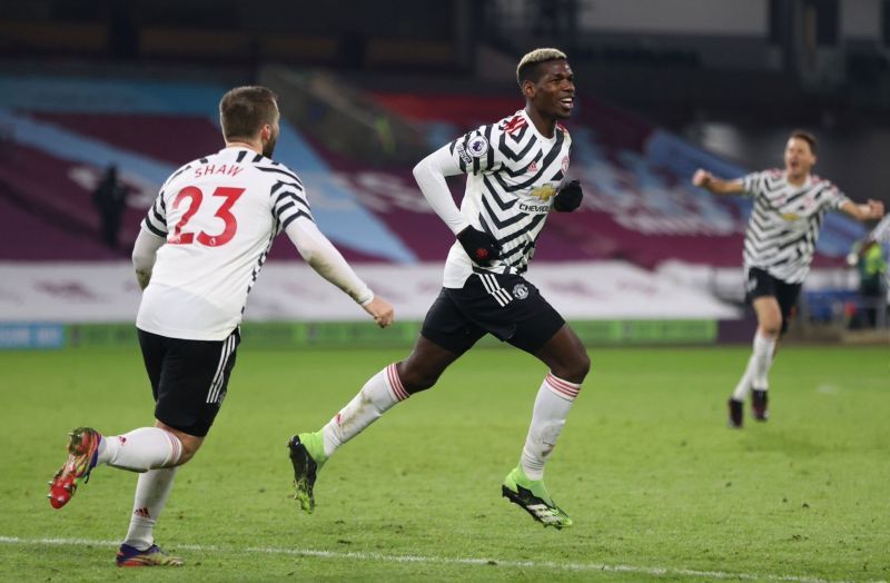 Paul Pogba scored the only goal of the game against Burnley.