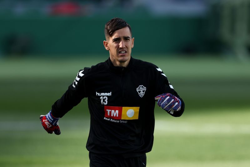 Edgar Badia made a series of fine saves against Barcelona.