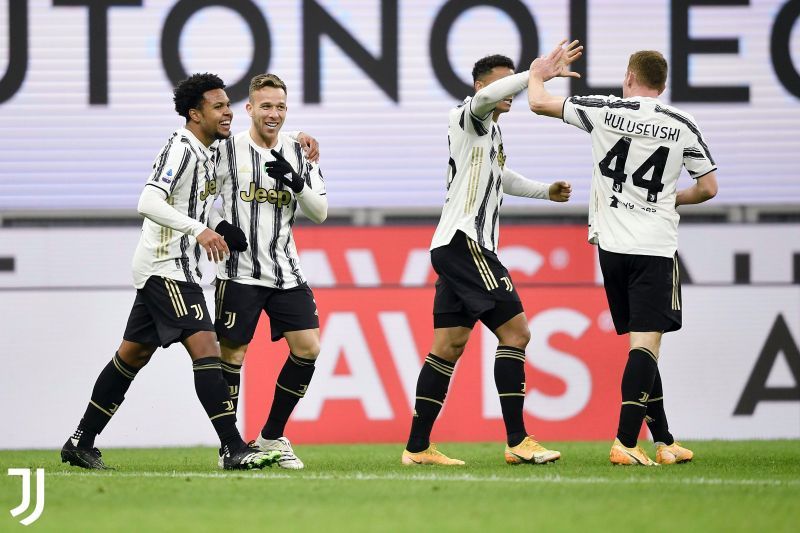 Juventus defeated AC Milan 3-1 at the San Siro