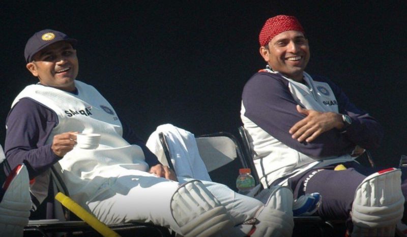 VVS Laxman (right) observed India were at the receiving end of umpiring mistakes in the 2008 Sydney Test. (Image Source: VVS Laxman/Twitter)