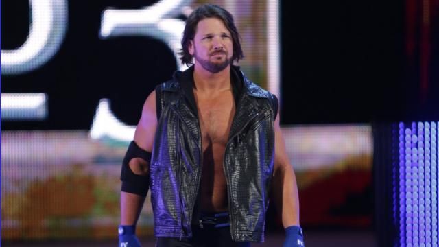 AJ Styles at the 2016 Royal Rumble.