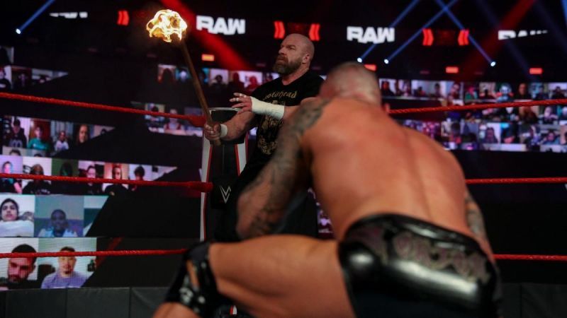 Triple H and Randy Orton collided in the main event of RAW