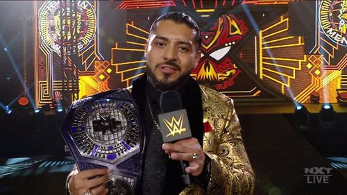 Santos Escobar is the current NXT Cruiserweight Champion