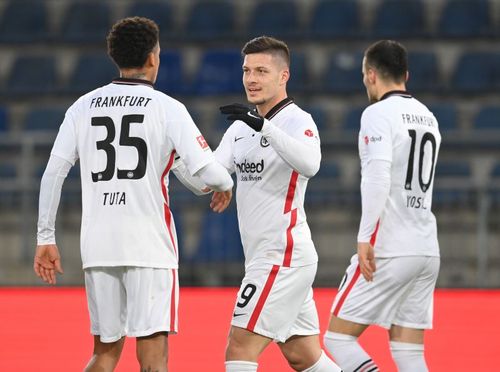 Luka Jovic has been in superb goal-scoring form since returning to Eintracht Frankfurt