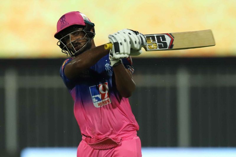 Sanju Samson in action for the Rajasthan Royals (Image courtesy: IPLT20.com)