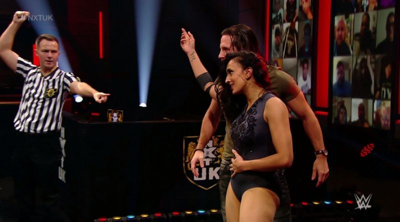 Jinny leaves the match as the new number one contender for he NXT UK Women's Championship