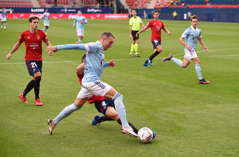 Iago Aspas in action for Celta Vigo