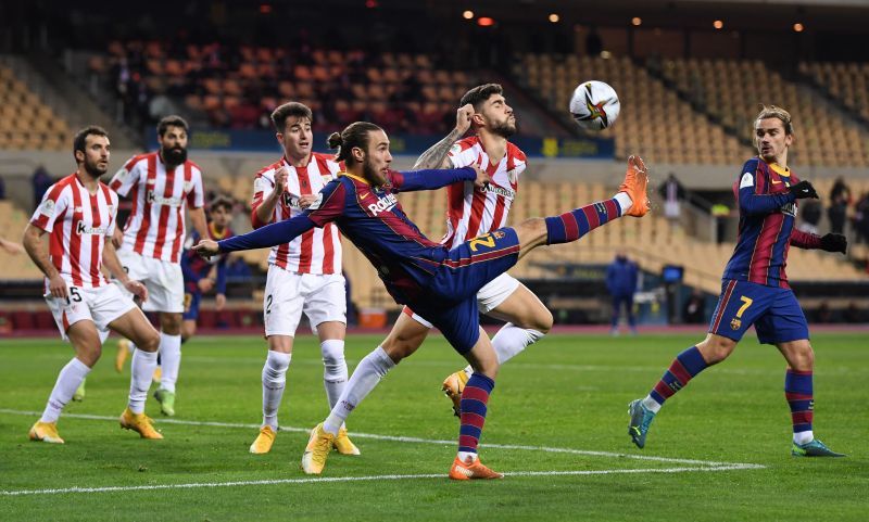 Barcelona struggled against Athletic Bilbao