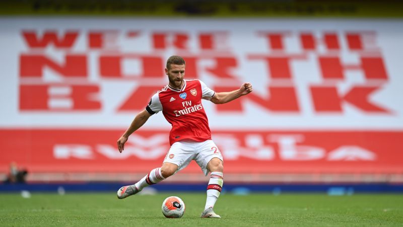 Mustafi has barely played for Arsenal this season.