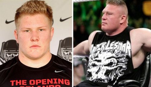 Parker Boudreaux and Brock Lesnar