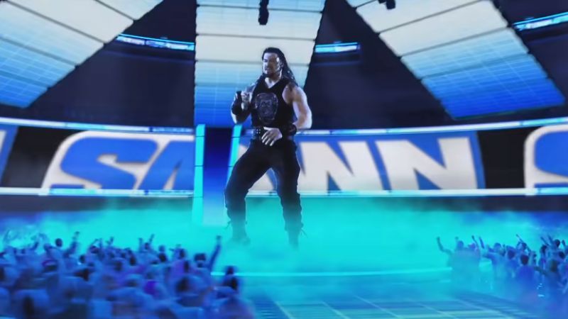 Roman Reigns features in the WWE SmackDown introduction