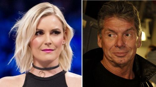 Renee Paquette and Vince McMahon