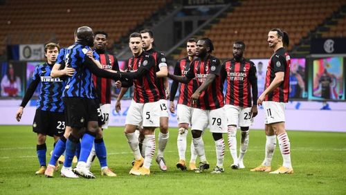 Inter Milan claim the spoils of a heated, 228th Milan derby