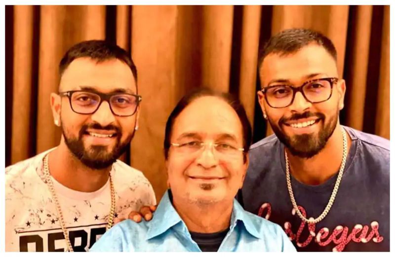Pandya brothers with their late father