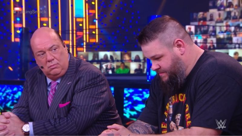 Paul Heyman and Kevin Owens