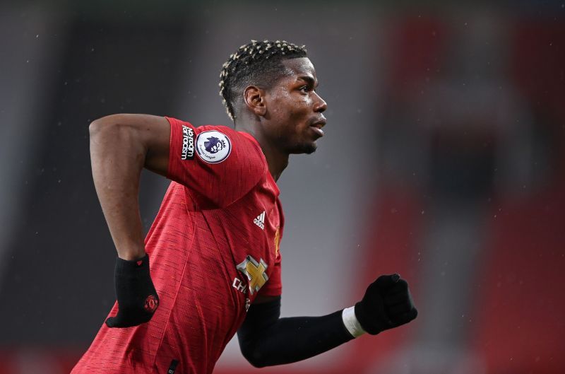 Pogba in action for Manchester United