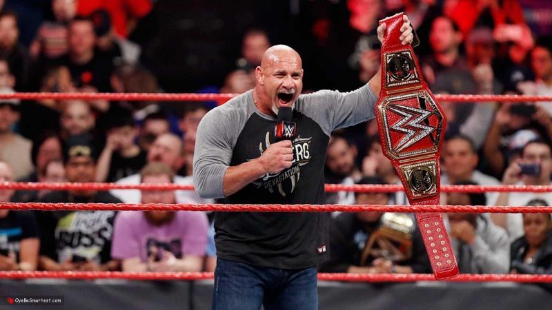 Goldberg with the Universal Championship