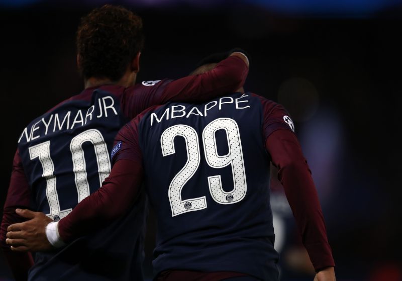 PSG stars Neymar and Kylian Mbappe
