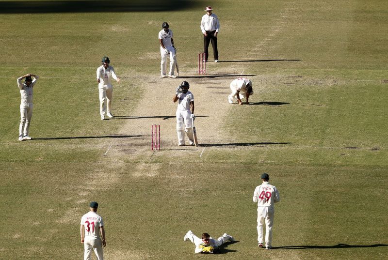 Tim Paine dropped three catches in Sydney on Day 5.